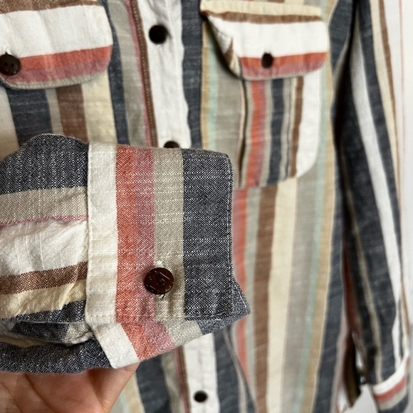 Urban Outfitters | Striped | Long Sleeve | Button Down | Retro | 80’s Style | S - Picture 4 of 5